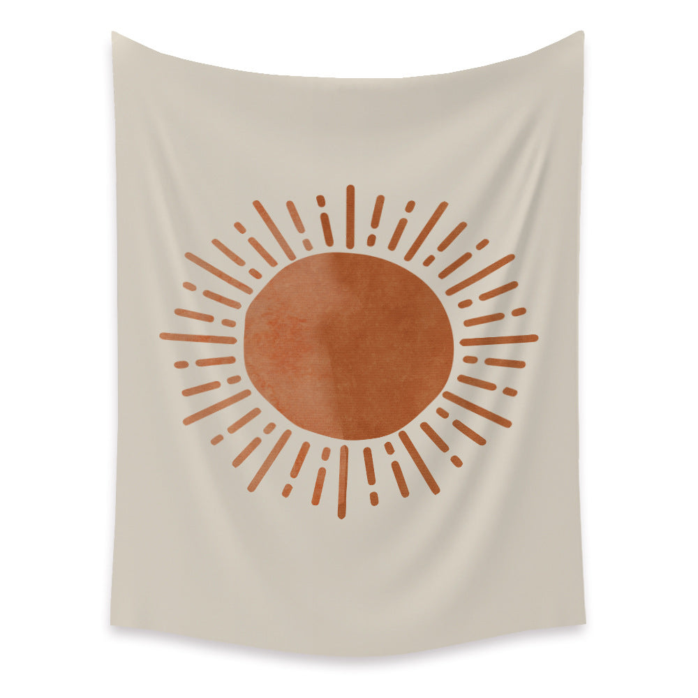 Tapestry Ins Background Cloth Hanging Cloth Sun Moon Tapestry Bohemian Tapestry Tapestry Sun And Moon Tapestry