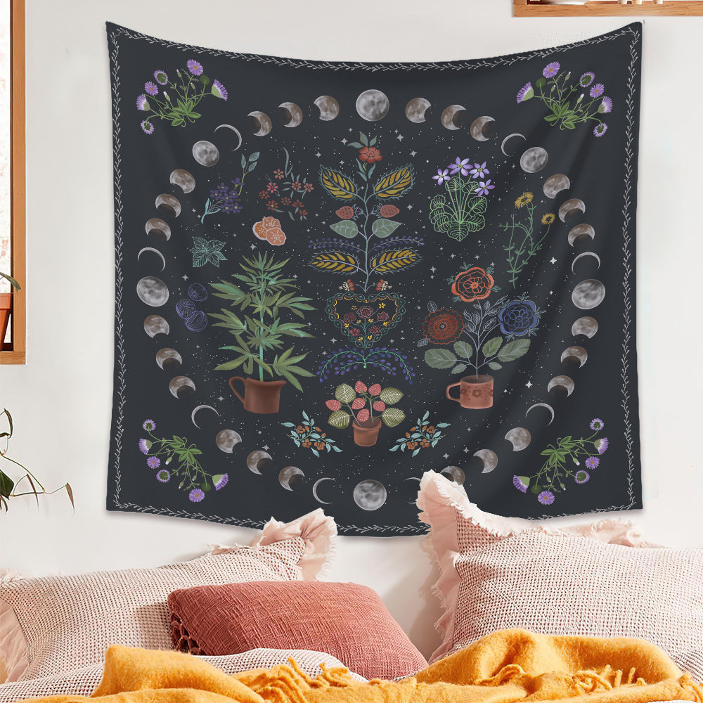 Moon Phase Tapestry Tarot Tapestry Ins Tapestry